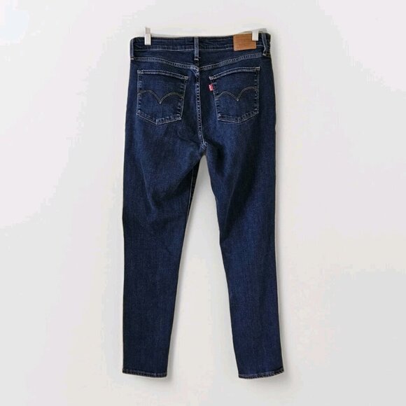 Levi's Jeans Womens 31 Blue Premium 721 High Rise Skinny Stretch Pockets Western - Picture 2 of 16